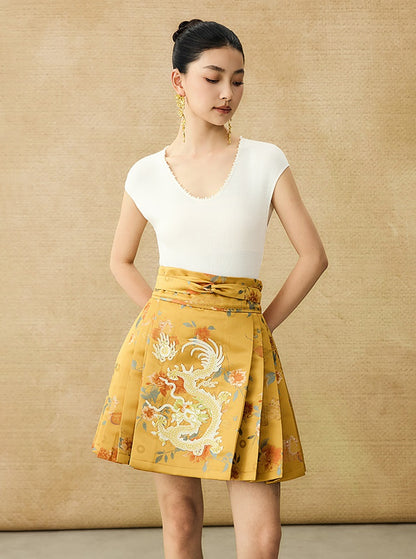 HECO Yarn Dyed Jacquard Short Horse Face Skirt  - RALPH.