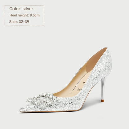 PJJUU He Xiu thick high heels - MORAL.