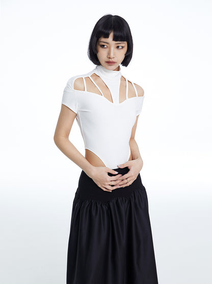 TINY IN cut-out short sleeve one-piece women's summer top -ANDRE
