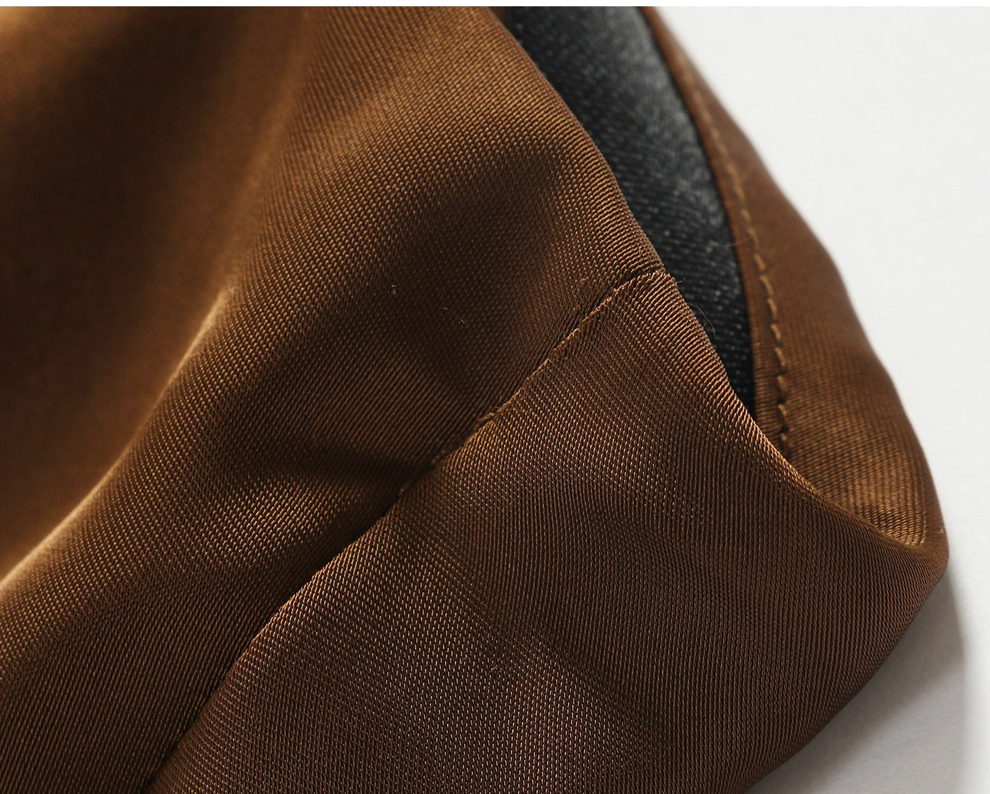 WANGXO | Double-Faced Satin Panel Skirt-SENA