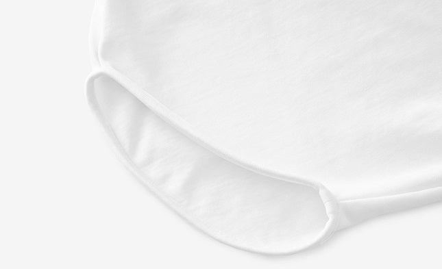 ZHUCHONGYUN cotton curved cut silhouettes white blouse-ISHIDA.