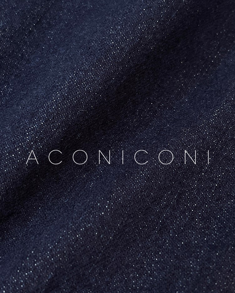 Aconiconi Luxury Blue Denim jacket - Poetry from the Other Shore