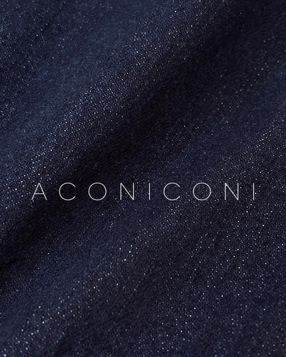 Aconiconi Luxury Blue Denim jacket - Poetry from the Other Shore