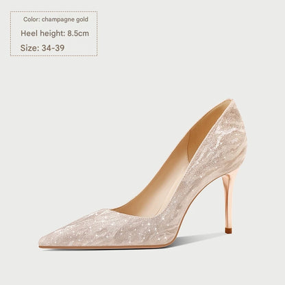 PJJUU Xiuhe thick high heels - LILY.