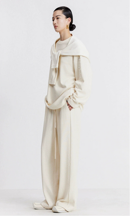 ZHUCHONGYUN Autumn Design Sense Embroidered Cotton Knit--KAZUMI.