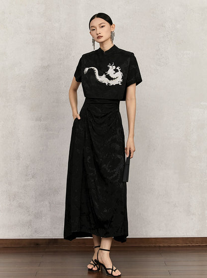 HECO cotton jacquard top short sleeveless women - adam.