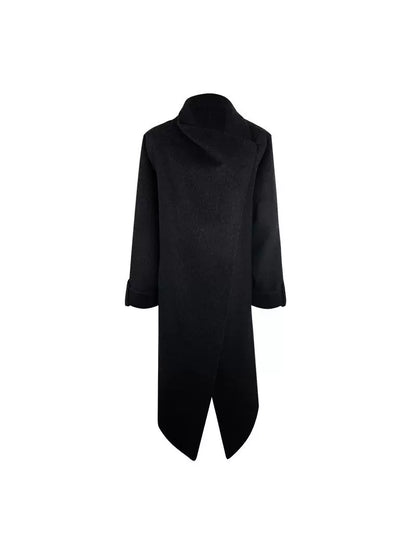 HECO Winter Thickened Warm Lapel Double-sided Woolen Long Wool Coat - loyal.