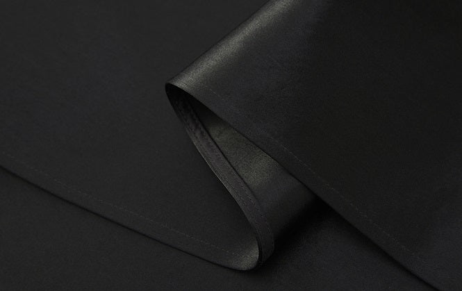 ZHUCHONGYUN black half sleeved crew neck top-CUB.