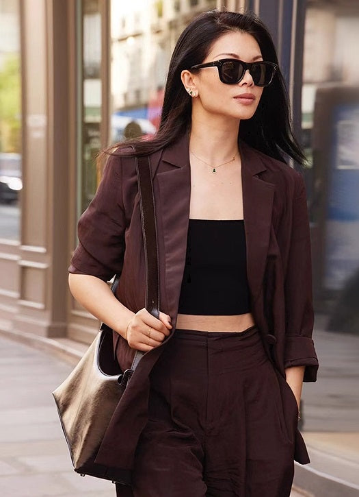 COMME MOI Lu Yan designer's new women's commuter crossbody dumpling bag - LIFTED.