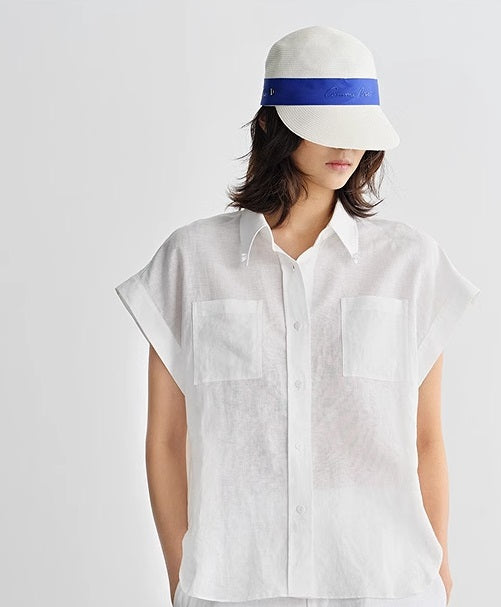 COMME MOI women's high-tech linen shorts and shirts outfit set - ELIJAH.