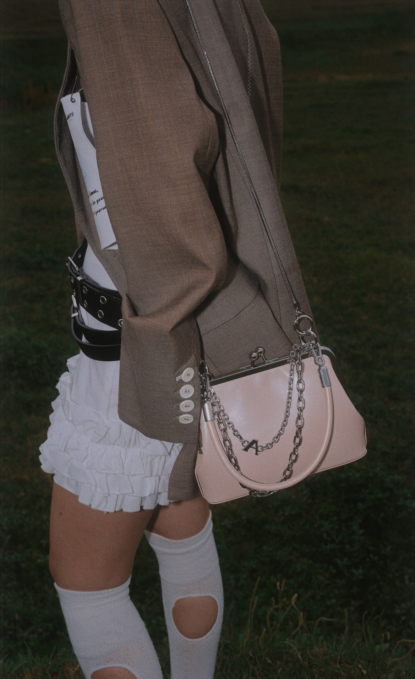 IUBALLET New Mouth Gold Cover Top Layer One Shoulder Chain Bag - MOTIVES.