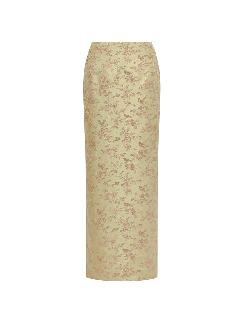 M essential Mackay designer colour-block placket vest  pencil skirt- Victoria.