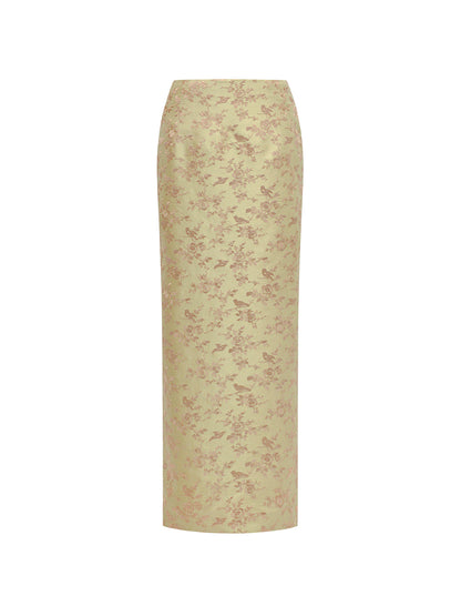 M essential Mackay designer colour-block placket vest  pencil skirt- Victoria.