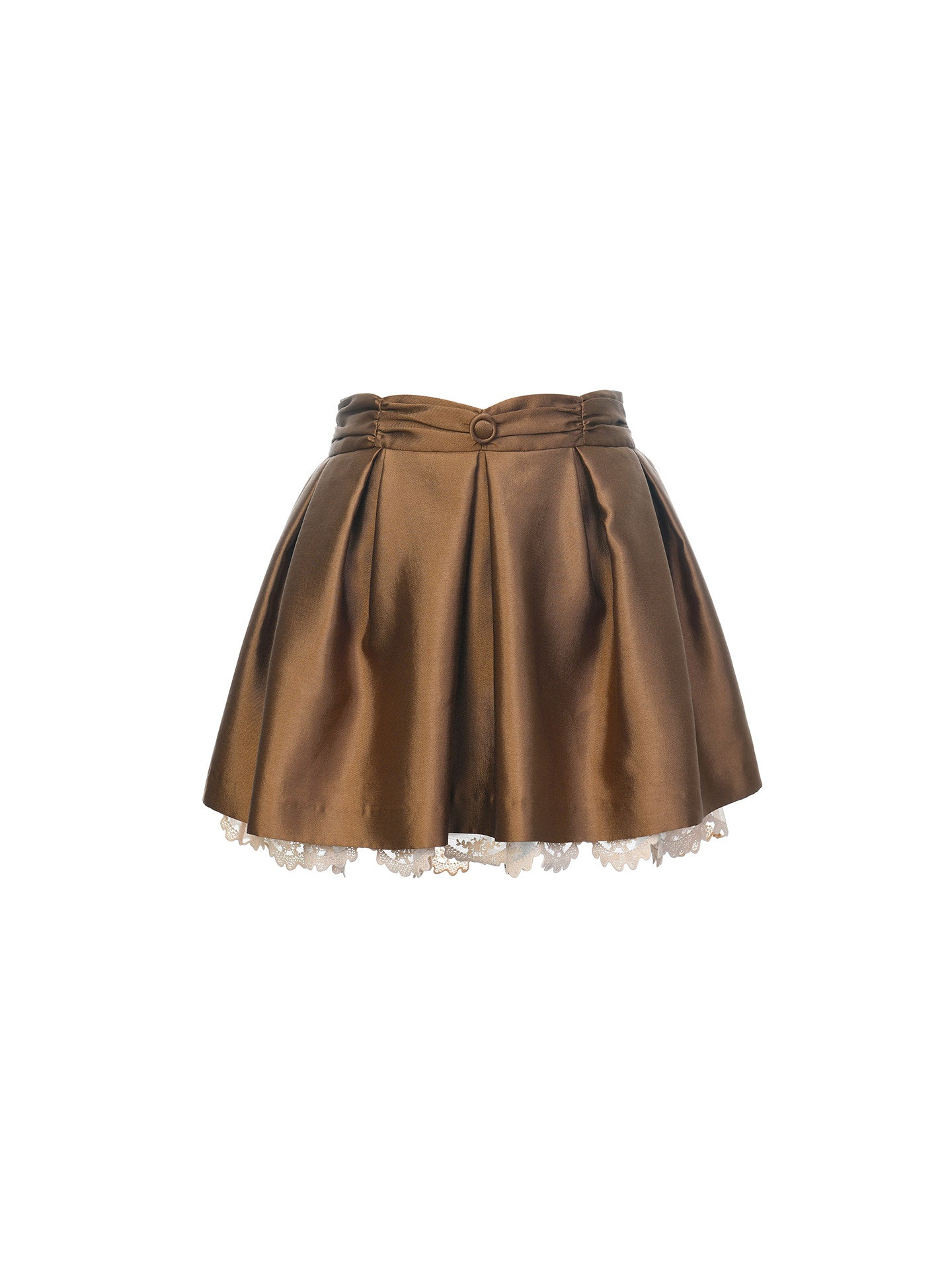 FAME embroidered loose ruffled short skirt - MASON