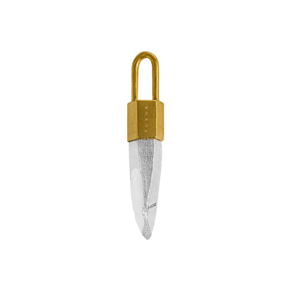 TUYUE brass gold-plated pioneer jewelry metal structure pendant - BRAHAM.