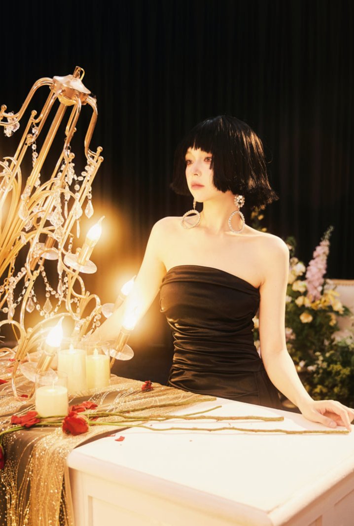 DOLLY Luxury Black Pleated Chest Wrap Off Shoulder High Waist Long Evening Dress-ZOE