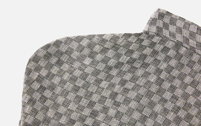 ZHUCHONGYUN linen checkerboard texture irregular skirt--KIMESTU.