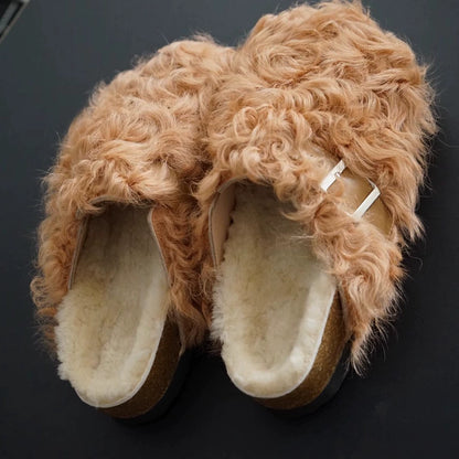B-FEI autumn and winter flat toe slip-ons shoes-EARL.