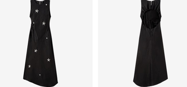 COMME MOI summer shell beaded sleeveless dress -  PUPPY.