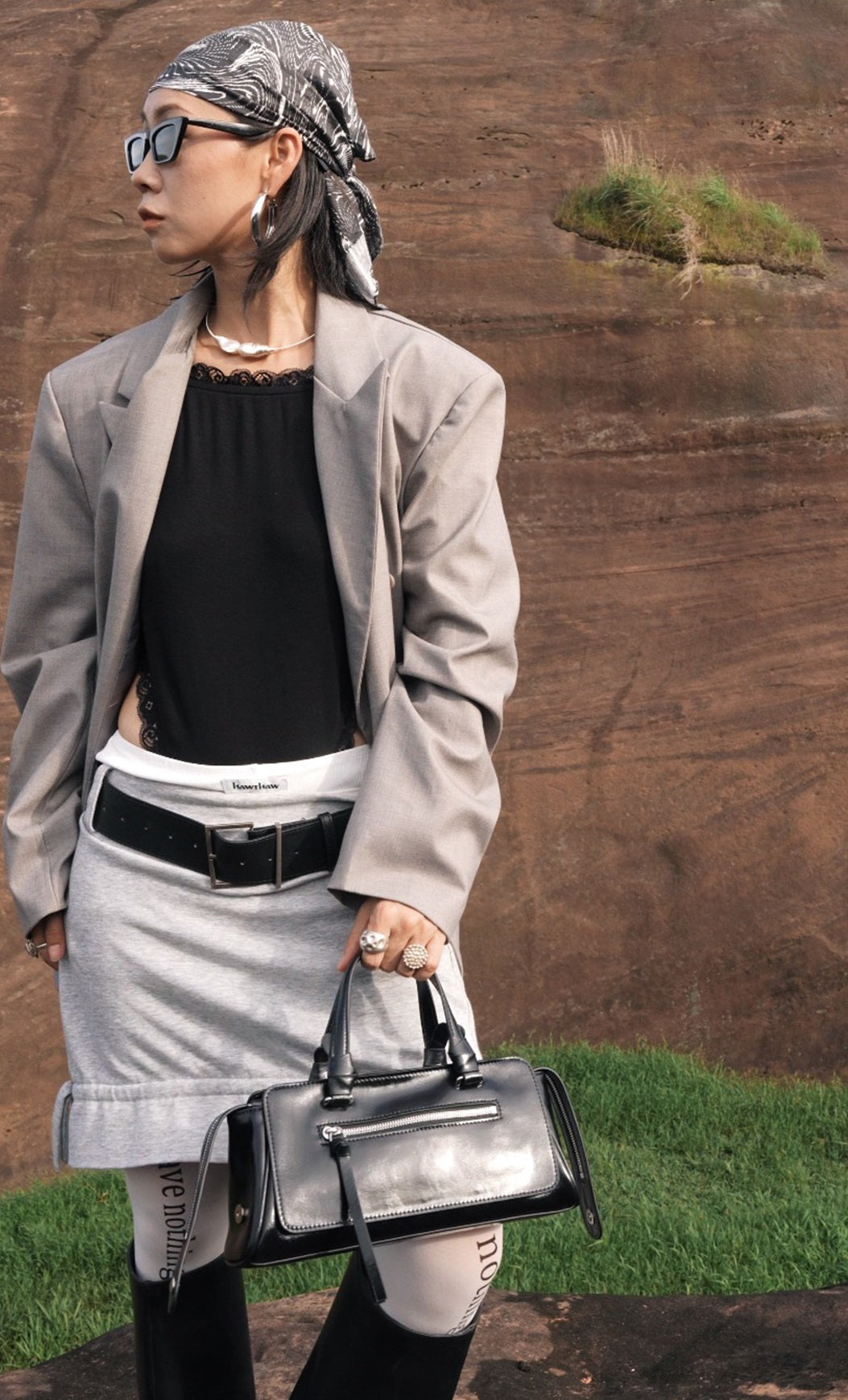 IUBALLET Independent Liner New Leather Fringe Motorcycle Bag - DANGER,