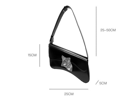 IUBALLET Style Shape Original Design Leather Women's Bag Lock Buckle  - PULL.