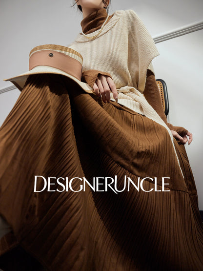 DGU| Off-white vest loose niche design fashionable loose top - Kyla.