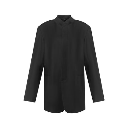 TUYUE black elegant temperament, stand-up collar casual suit- ESTHER.