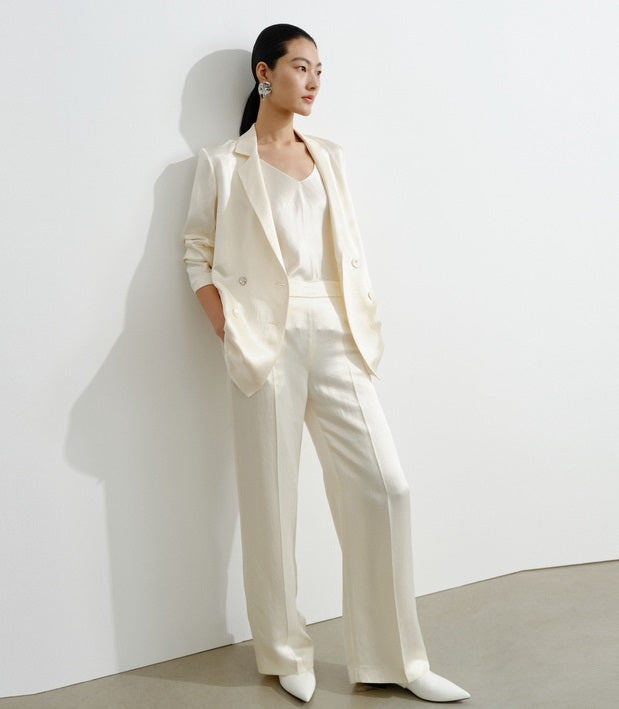 COMME MOI Lv Yan designer summer full acetate texture fashion V-neck suspenders - RICK.