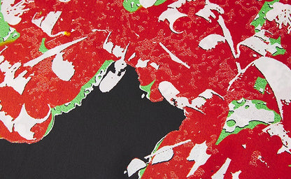 ZHUCHONGYUN summer Chinese cape style loose silk printed top--YAKI.