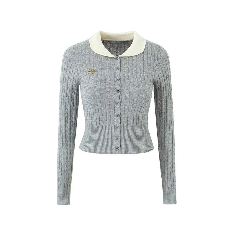 le palais vintage slim long sleeve sweater-BEA.