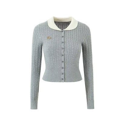 le palais vintage slim long sleeve sweater-BEA.