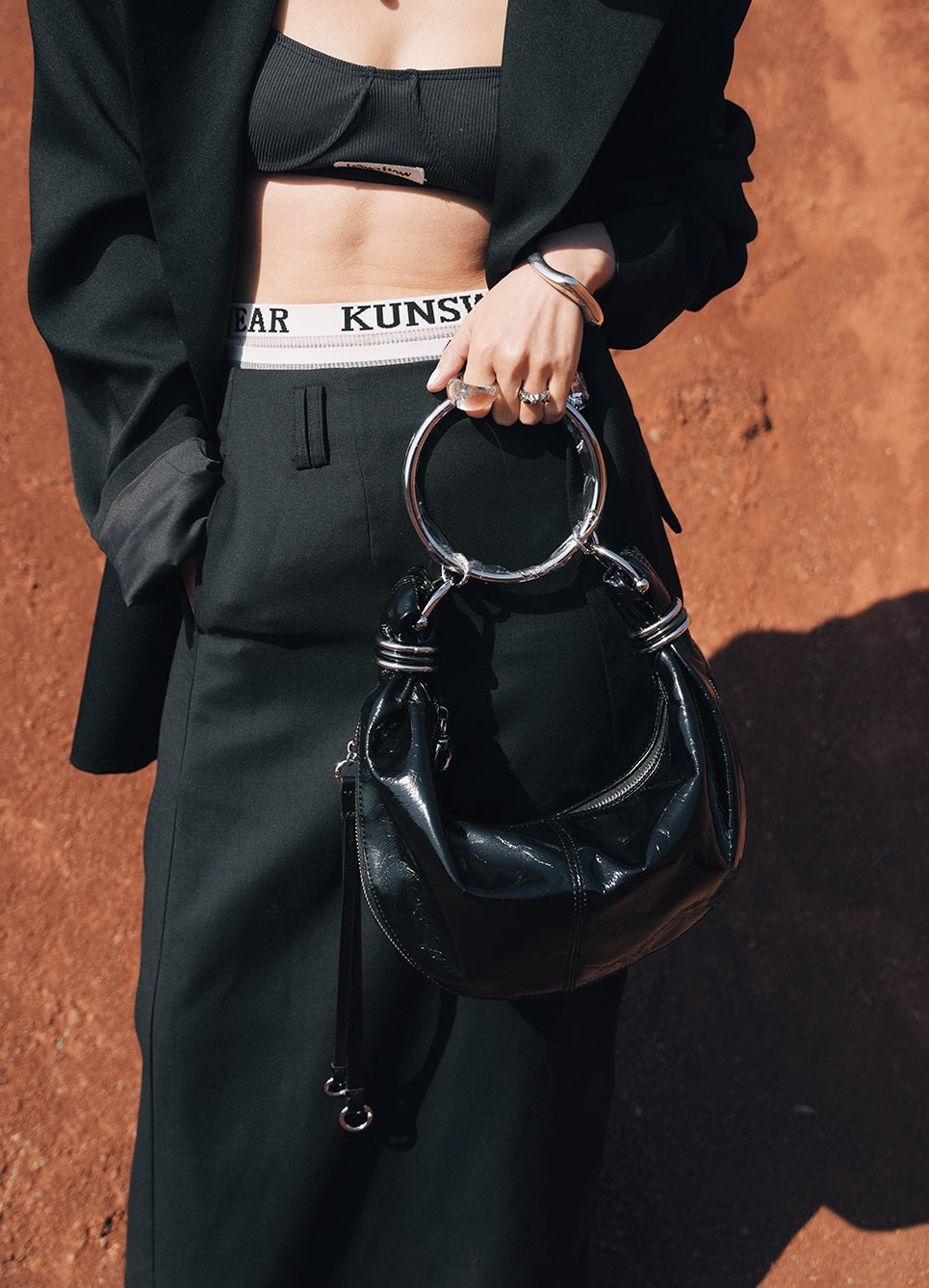 IUBALLET Leather Armpit Bag - ARMOR.