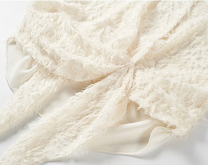 COMME MOI summer women's short texture stitched satin shirt - VIOLET.