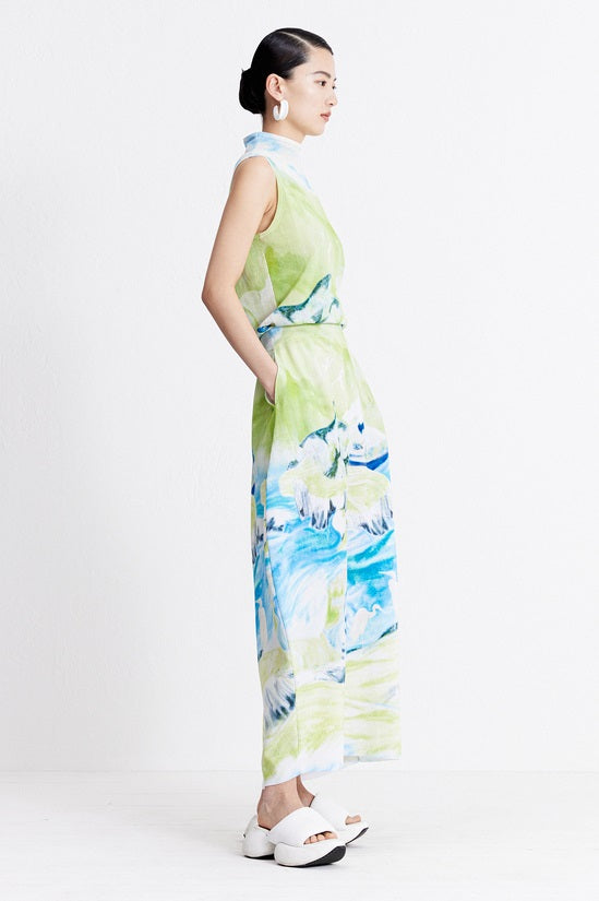 ZHUCHONGYUN Autumn Print Geometric Cotton Skirt Design Skirt--HARUHI.