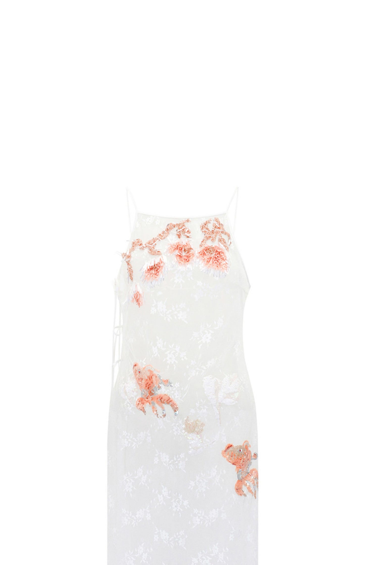 M essential Makay designer hibiscus jacquard layered placket wrap-around waist shirt - BETA.