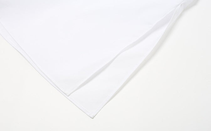 ZHUCHONGYUN White Chinese Buckle Stand Collar Sleeveless Shirt-GINTOKI.