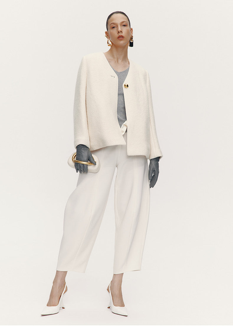 ATELIER MISS LU [After the Drama] New Artistic Scimitar Silhouette Pants - GRAT.