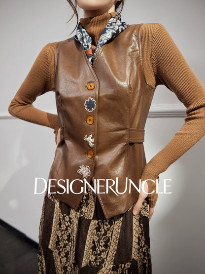 DGU "Moser" retro leather horse clip sense of commuting and versatile wear - BRAK.