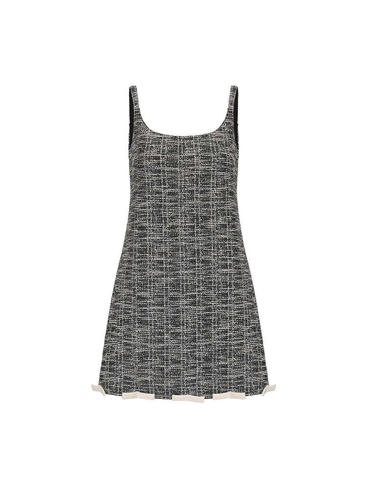 ATELIER MISS LU Bow Stitching Slip Dress - SAMUEL.