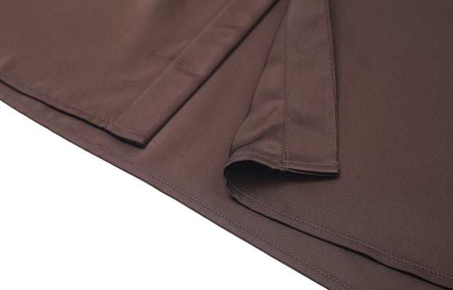 ZHUCHONGYUN Dragon Pattern Embroidery Lace-up Collar Shirt--AKEMI.