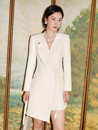 YES BY YESIR calla lily Monroe suit dress- CHEEK.