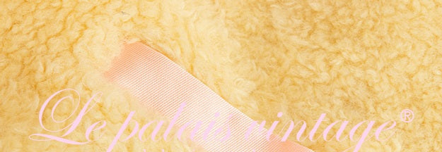 Le Palais Vintage Elegant Yellow Fur Short Warm Jacket-Pine - LILLY.