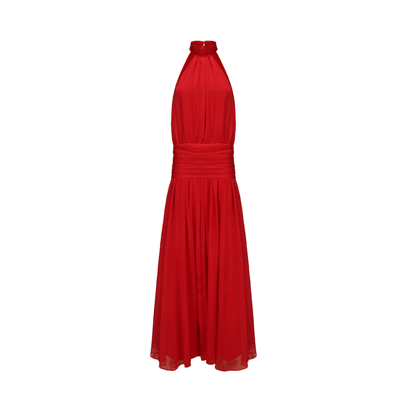 ATELIER MISS LU Flowy Multi-layered Low-Waisted Gown Long Skirt - MILDRED..