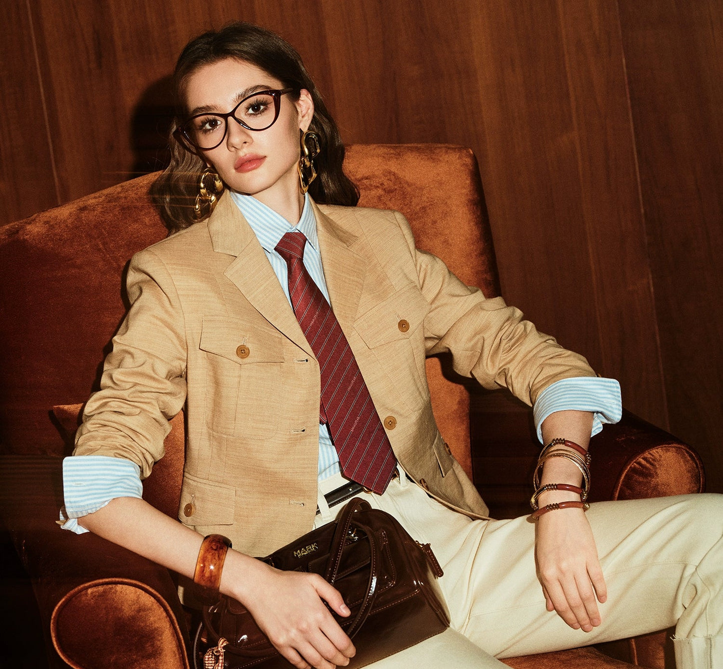 ANNASPEAK linen old money style suit-HOSE.