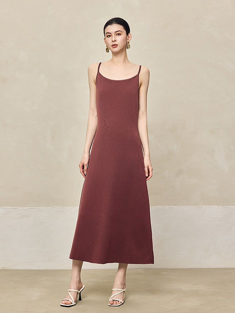 HECO Tencel Knit Soft Slip Dress - ADONIA.