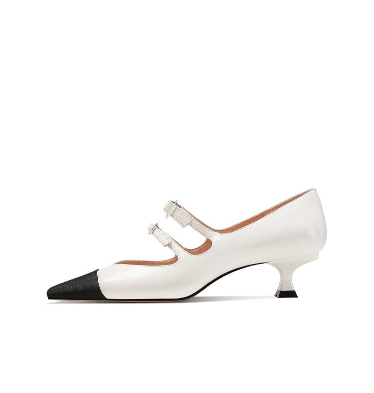 Pjjuu French Mary Jane Small Cat Small Fragrance Shoes - GUARD