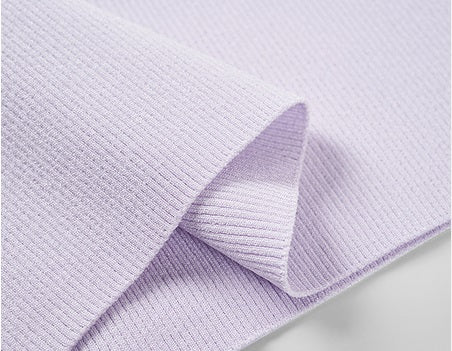 COMME MOI  Summer Acetate V-Neck Tight Knit Vest - AURORA.