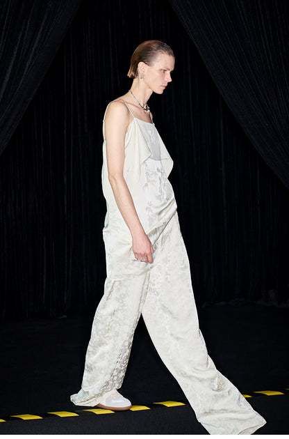 M essential Mackay designer  jacquard cool straight-leg trousers - Yuehui.