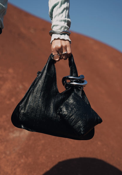 IUBALLET Classy Leather Canvas Tote Bag - MEANS.