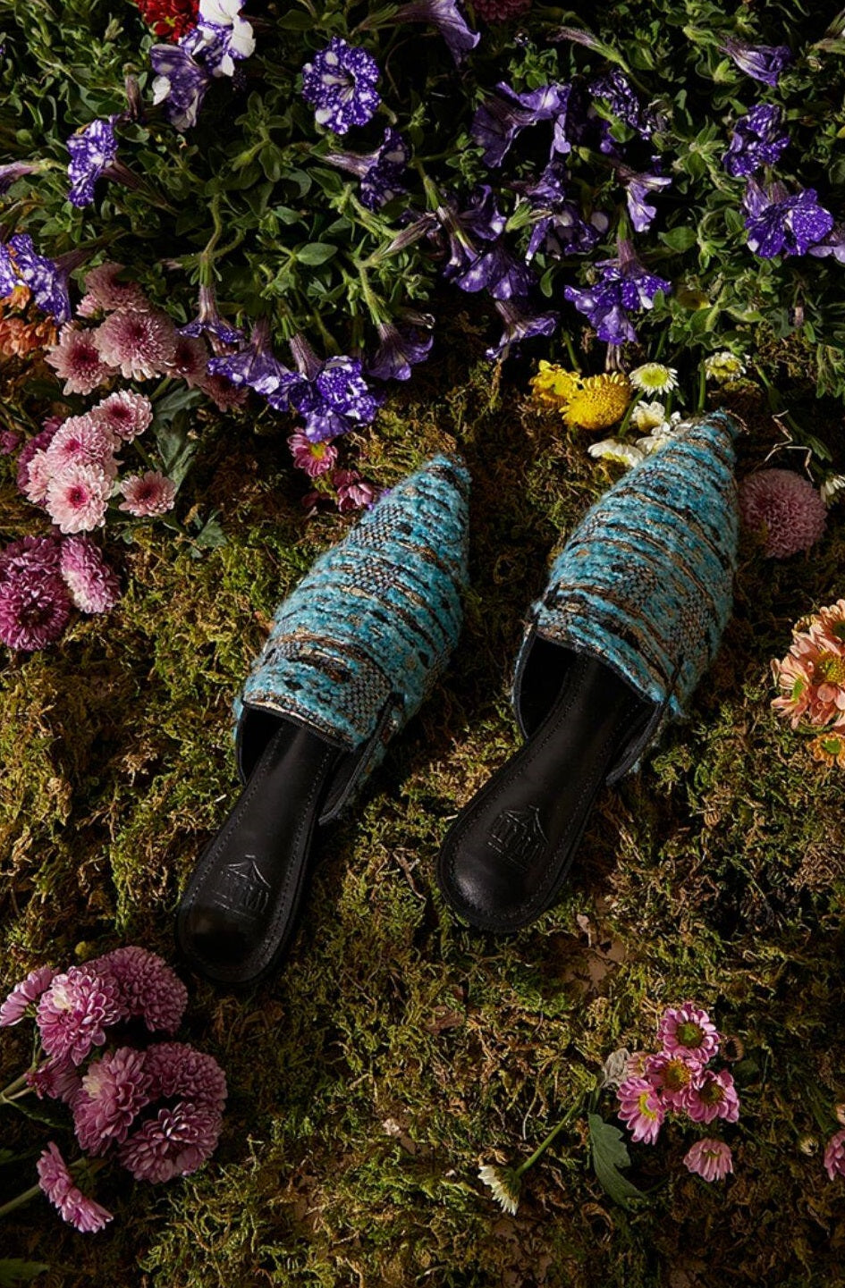 B-FEI couture woven mules slippers-OLEG.
